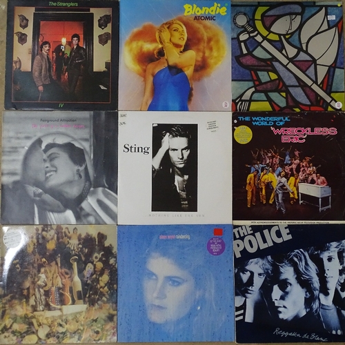 79 - Various vinyl LPs and records, including The Stranglers, Point Bank and Trampolin