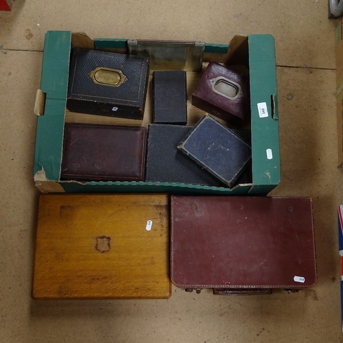 348 - A quantity of various boxes, including jewellery boxes, cutlery trays etc