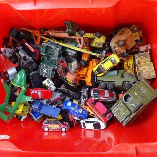 450 - A quantity of various diecast toy vehicles, including Dinky military, Corgi etc