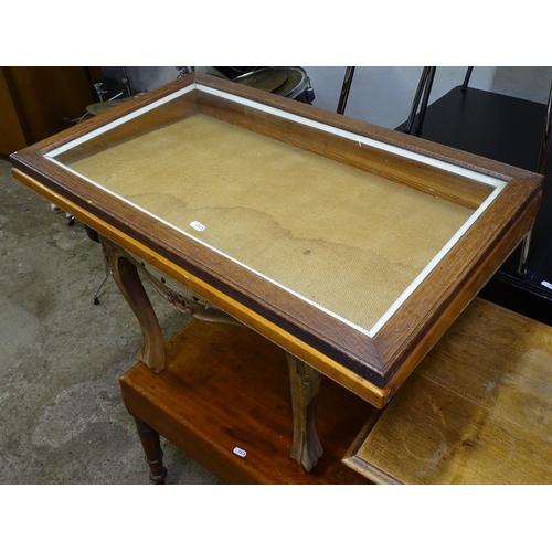 1515 - A rectangular table-top jewellery display cabinet, W76cm