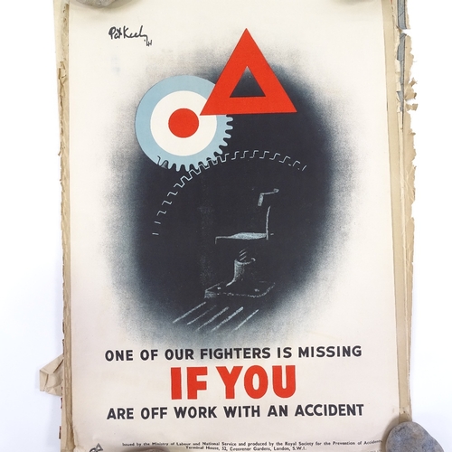 139 - A collection of Ministry of Labour and National Service original safety posters (18)