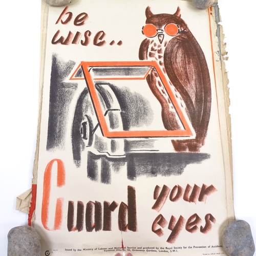 139 - A collection of Ministry of Labour and National Service original safety posters (18)