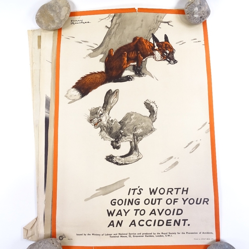 139 - A collection of Ministry of Labour and National Service original safety posters (18)