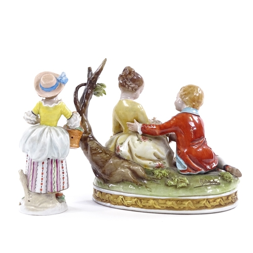 147 - 2 German porcelain figures