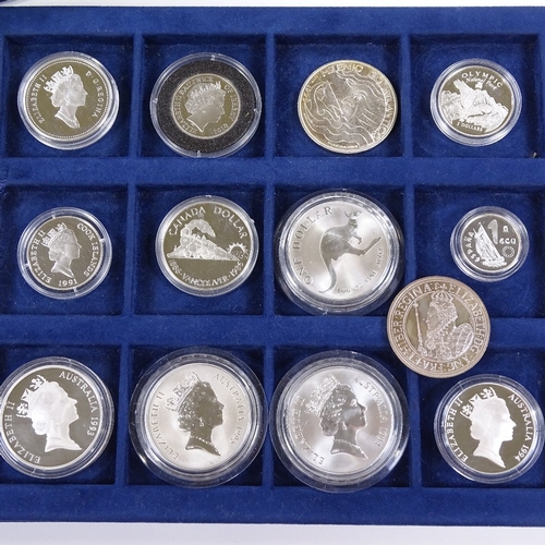 151 - A collection of silver proof and other silver coins (30)