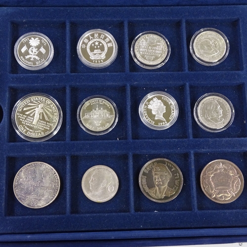 151 - A collection of silver proof and other silver coins (30)