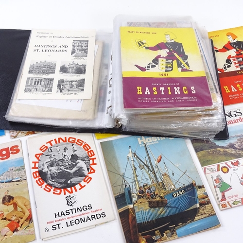 190 - An album of Hastings ephemera