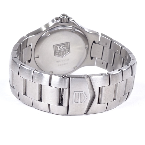 460 - TAG HEUER - a stainless steel Kirium Professional 200M quartz wristwatch, ref. WL111G, silvered dial... 