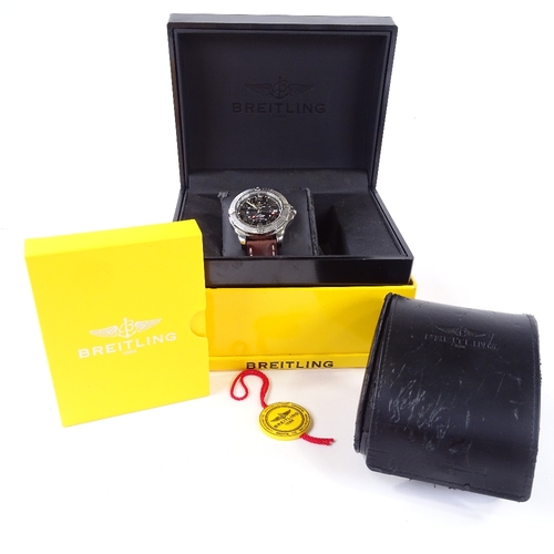 468 - BREITLING - a stainless steel Colt GMT chronometer automatic wristwatch, ref. A32350, circa 2007, bl... 