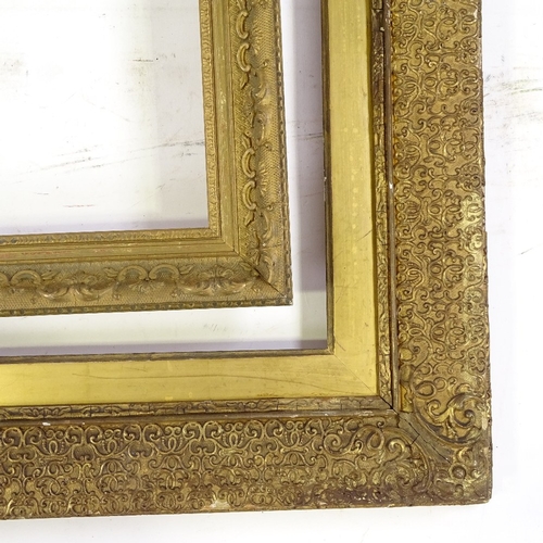 1269 - A gilt-gesso frame, rebate size 15