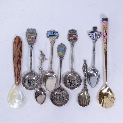 151 - Various collectables, including Arts and Crafts copper and brass chamber stick, Royal Doulton miniat... 