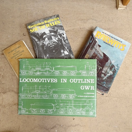 165 - A collection of railway and locomotive books, including Westinghouse pamphlet