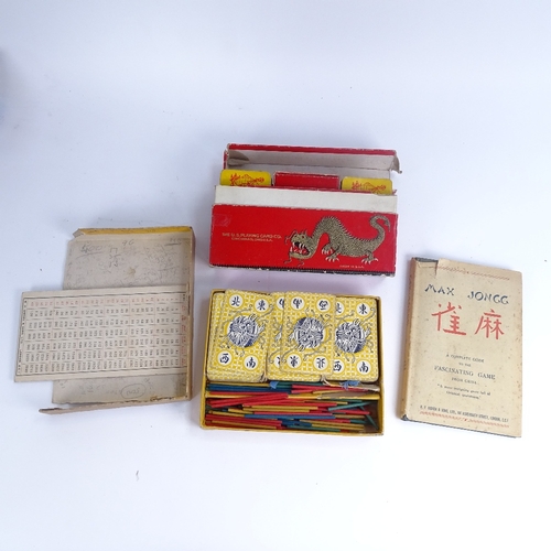 259 - Various cards and games, including Man-Chu