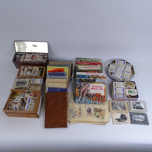 266 - Large collection of various cigarette cards, including some albums