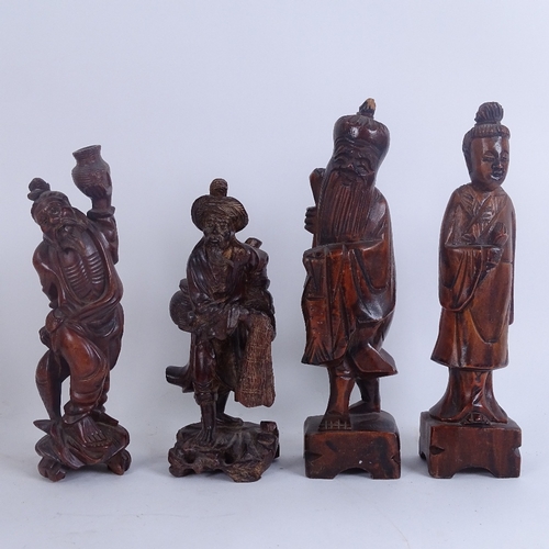 267 - Various Oriental carvings and figures