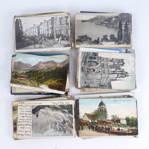 286 - A collection of various topographical postcards, and a Vintage album