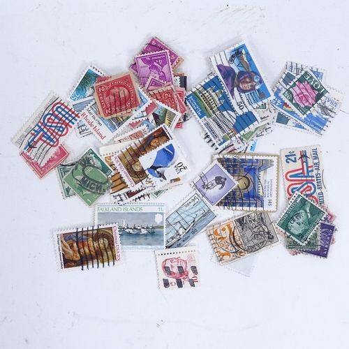 290 - A collection of various American postage stamps