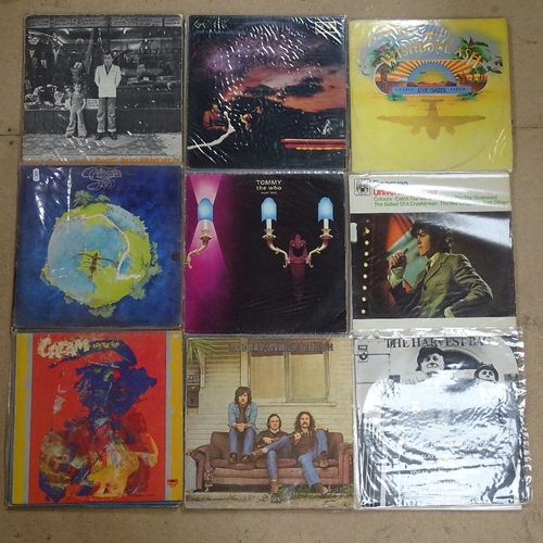 333 - Various vinyl LPs and records, including Blodwyn Pig, Fragile Yes, etc