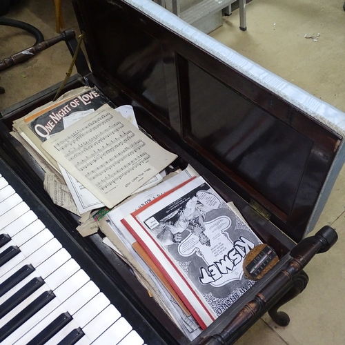 1549 - An early 20th century German Bluthner Leipzig baby grand piano, circa 1911, serial no. 85655, probab... 