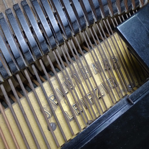 1549 - An early 20th century German Bluthner Leipzig baby grand piano, circa 1911, serial no. 85655, probab... 