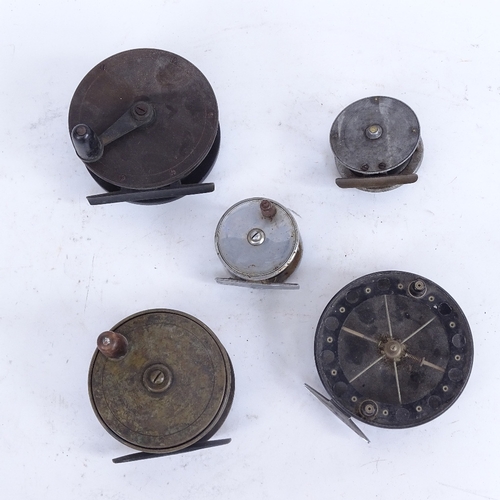 408 - A quantity of various Vintage fishing reels, including Allcocks Match Ariel example (10)