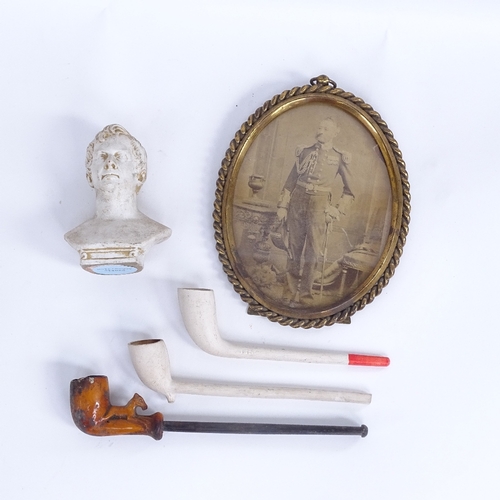 417 - Various interesting collectables, including a 16th century Dutch brass tobacco box, 3 Southern & Ric... 