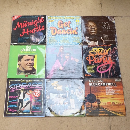 592 - Various vinyl LPs and records, including Pet Shop Boys, Eric Clapton, etc