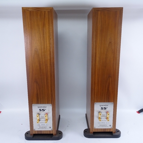 349 - A pair of Spendor S5e floor standing speakers, height 79cm