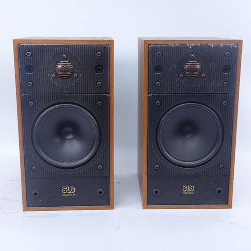 350 - A pair of Celestion SL6 speakers, height 37cm