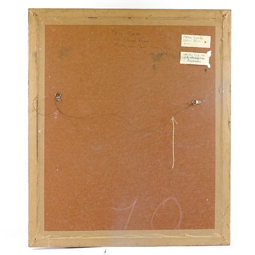 1104 - Patsy Cyriax, watercolour, autumn flowers, 19.5