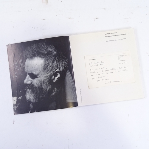 1276 - Victor Pasmore, Tate Gallery catalogue 1965, signed by the artist