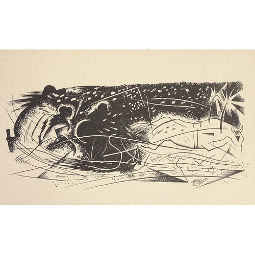 1277 - Yuri Annenkov (1889 - 1974), lithograph, St Petersburg, 5