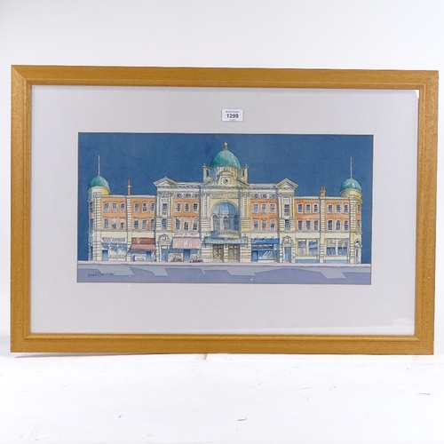 1299 - David Ramshaw, watercolour, Tunbridge Wells Opera House, signed, 11