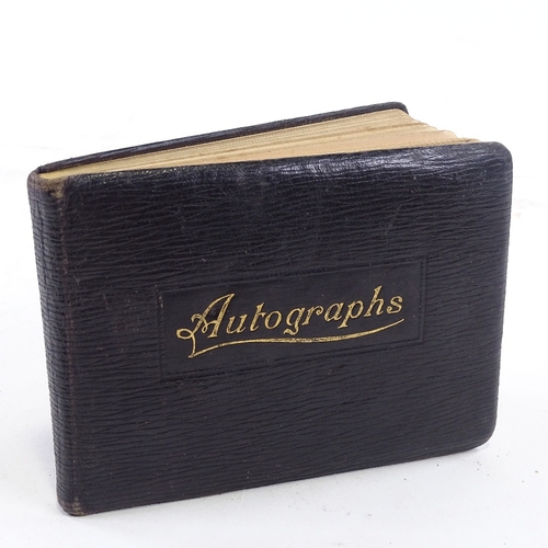 73 - RUGBY AND SPORTING INTEREST - an autograph album circa 1924/25, including the New Zealand All Blacks... 