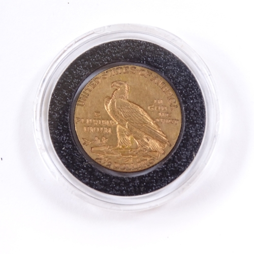 97 - USA 2.50 dollar quarter eagle gold coin 1909, .900 gold, 4.2g