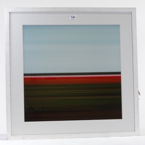 1180 - Rob Carter, limited edition print, Travelling Still, Tulip Fields Holland VIII, 2004, no. 5/12, imag... 