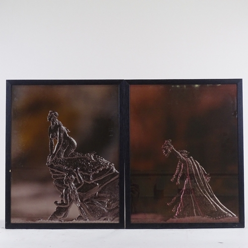 1185 - David Levinthal, 2 C-prints from the Hagan and Gunther Nibenlungen series, 1992, artist's proof edit... 