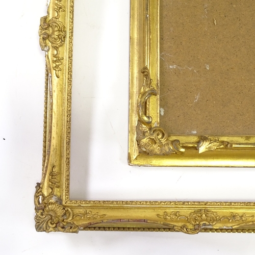 1187 - 2 gilt-gesso frames