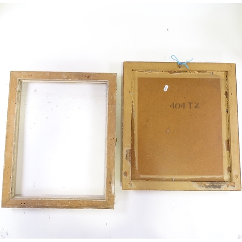 1187 - 2 gilt-gesso frames