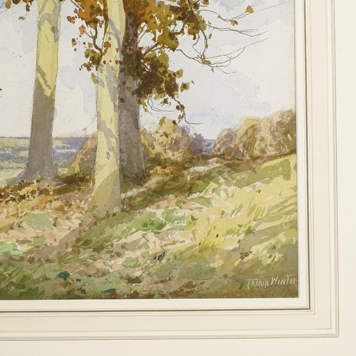 1192 - Williams Tatton Winter (1855 - 1928), watercolour, cattle grazing, signed, 18