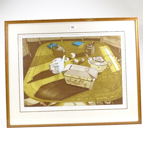 1267 - Glynn Boyd Harte (1948 - 2003), coloured etching, still life, signed in pencil, from an edition of 7... 