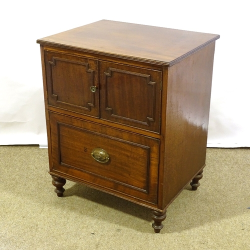 188 - A 19th century mahogany commode, width 58cm