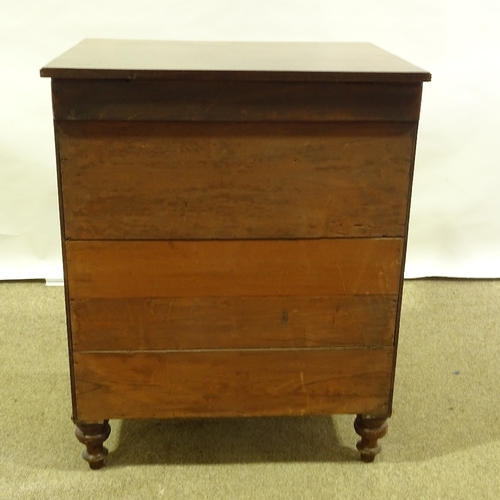 188 - A 19th century mahogany commode, width 58cm