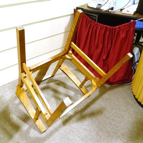 205 - Gordon Russell Cotswold School, pair of Enstone oak armchairs, circa 1935