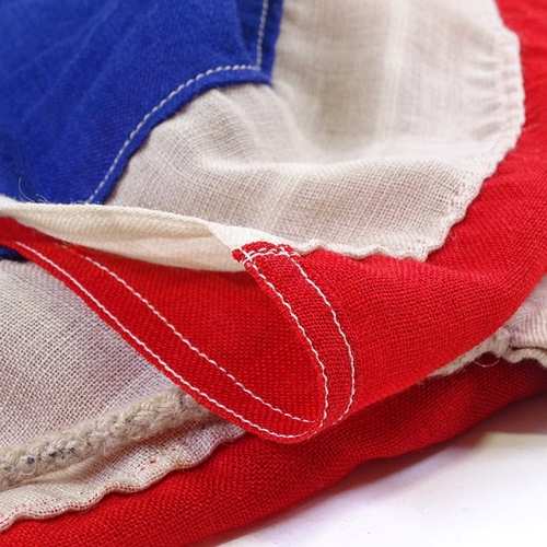 227 - A Second World War Period Union flag, panel stitched