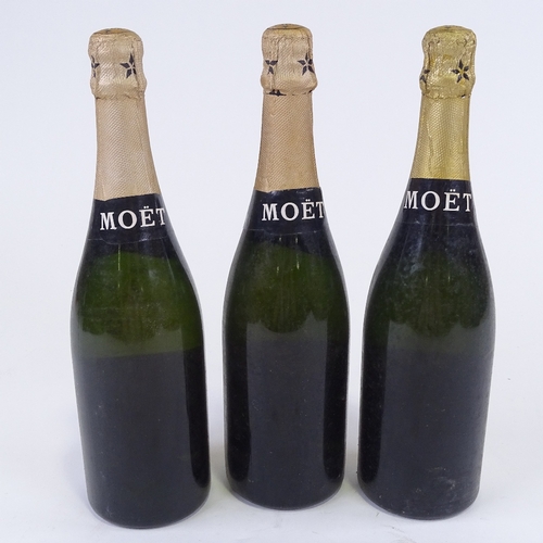 255 - 3 bottles Moet & Chandon Vintage 1966 Dry Imperial Champagne (3)