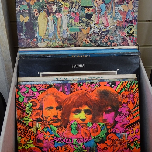 69 - Various vinyl LPs and records, including Rolling Stones, Blossom Toes, The Who, Alex Harvey Band, Cr... 