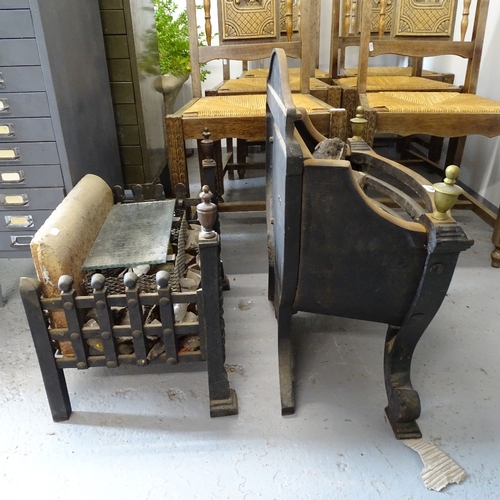 1838 - A set of 6 carved oak Breton dining chairs