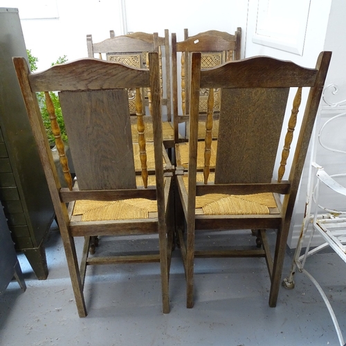 1839 - A pair of yellow striped lined curtains