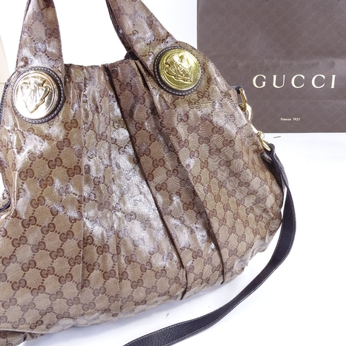 230 - GUCCI - Hobo Histeria bag, cloth with leather interior, and dust bag